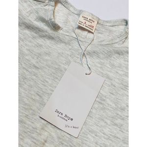 ZARA‎ Boys Short Sleeve Beige Classic Tee New With Tags Size 5